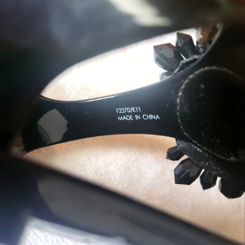 Coach Hilda Jelly Black Thong Sandals- Womens Size 5 - Picture 9 of 9